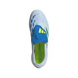 Botines de fútbol adidas Predator League TF Turf de hombre con lengüeta plegable - Cielo/Azul/Amarillo