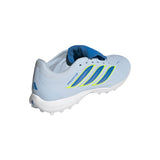 Botines de fútbol adidas Predator League TF Turf de hombre con lengüeta plegable - Cielo/Azul/Amarillo