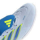 Botines de fútbol adidas Predator League TF Turf de hombre con lengüeta plegable - Cielo/Azul/Amarillo