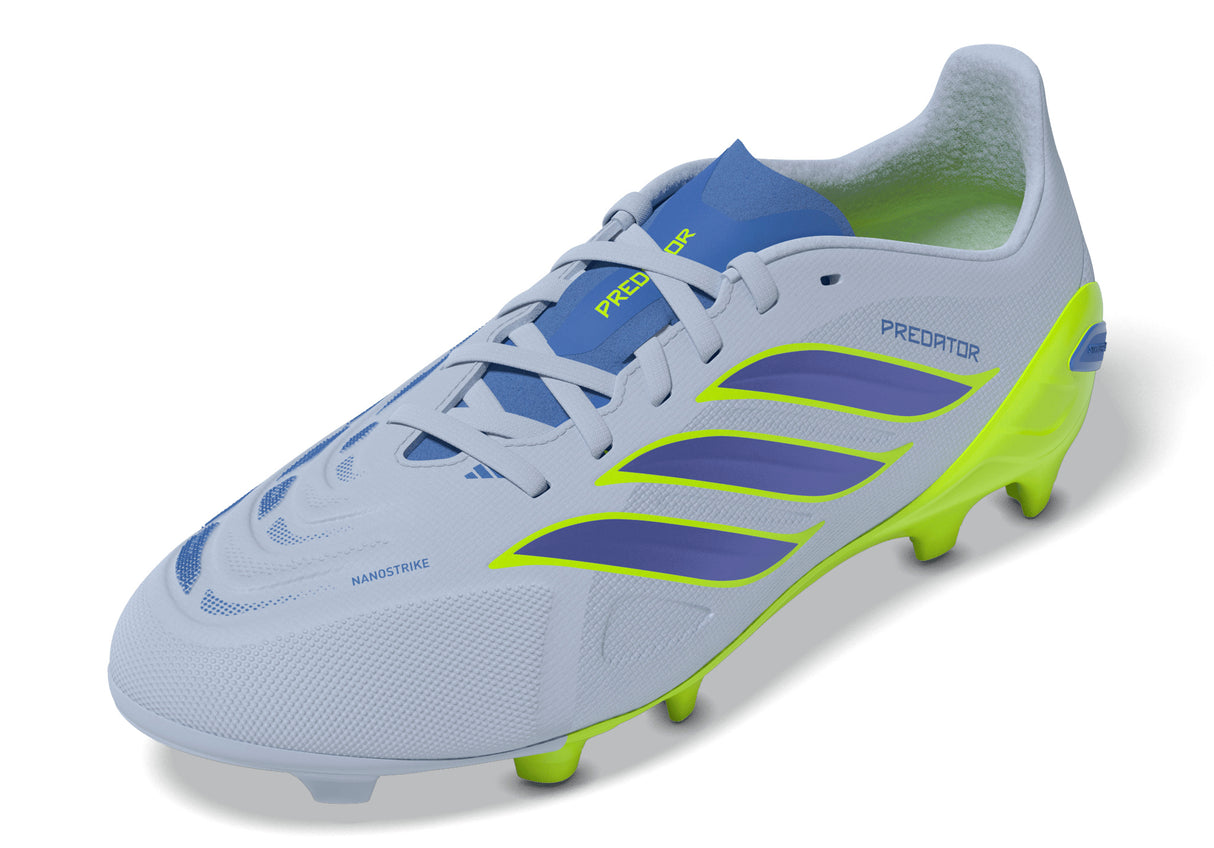 Botines de Fútbol Adidas Predator League FG para Joven - Azul Cielo/Azul/Amarillo