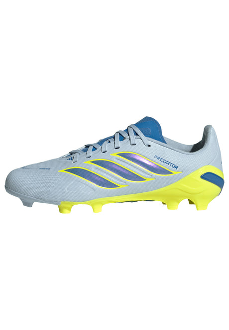 adidas Predator League FG Firm Ground Youth Soccer Cleats -Sky/Blue/Yellow