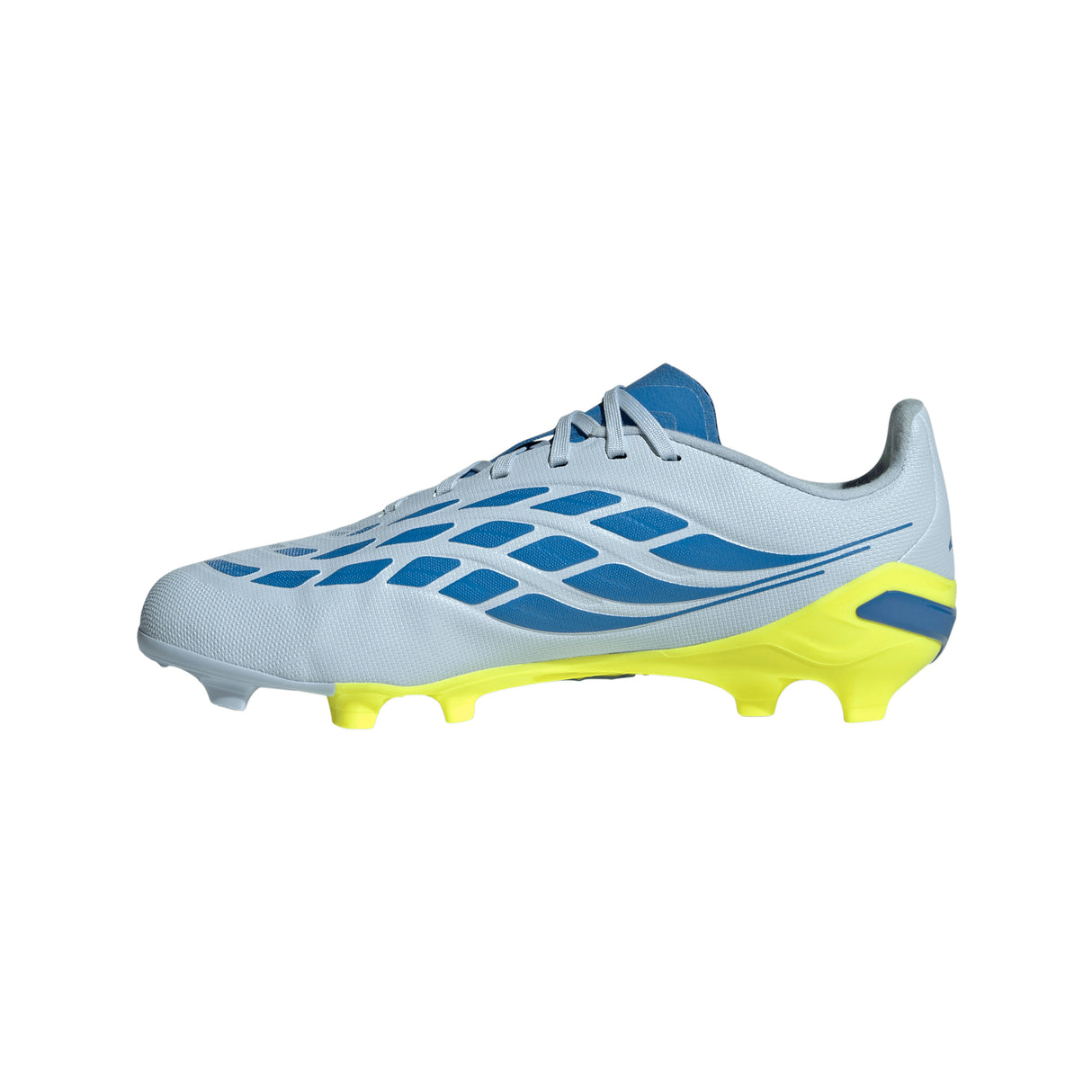 Botines de Fútbol Adidas Predator League FG para Joven - Azul Cielo/Azul/Amarillo