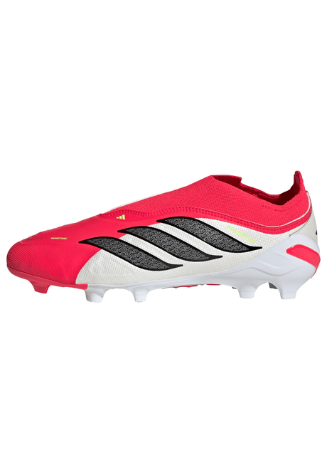 adidas Predator League Laceless FG Firm Ground Youth Soccer Cleats - Red/Black/White