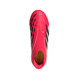 adidas Predator League Laceless FG Firm Ground Youth Soccer Cleats - Red/Black/White