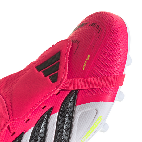 adidas Predator League Fold-Over Tongue AG Artificial Ground Men's Soccer Cleats - Red/Black/White