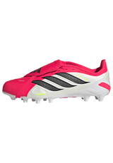adidas Predator League Fold-Over Tongue AG Artificial Ground Youth Soccer Cleats - Red/Black/White
