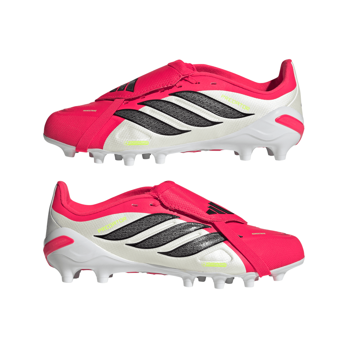 adidas Predator League Fold-Over Tongue AG Artificial Ground Youth Soccer Cleats - Red/Black/White