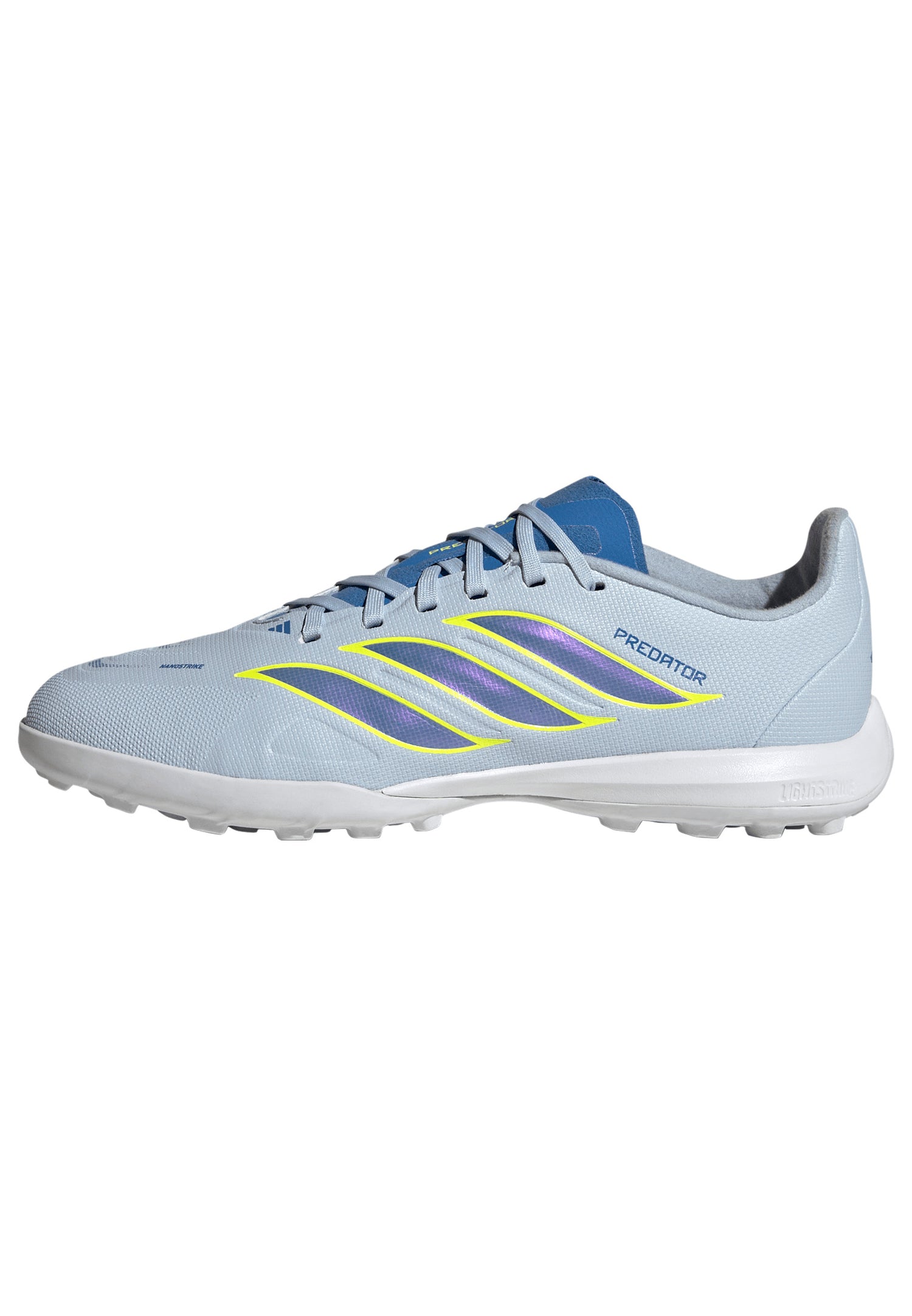 adidas Predator League TF Turf Youth Soccer Cleats - Sky/Blue/Yellow