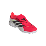 adidas Predator League Fold-Over Tongue TF Turf Youth Soccer Cleats - Red/Black/White
