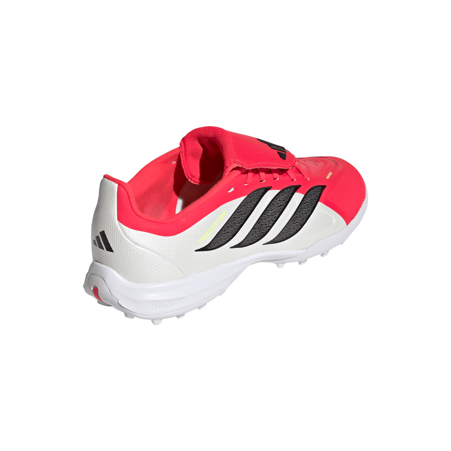 adidas Predator League Fold-Over Tongue TF Turf Youth Soccer Cleats - Red/Black/White