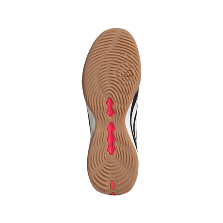 adidas Predator League Fold-Over Tongue IN Indoor Youth Soccer Shoes - Black/White