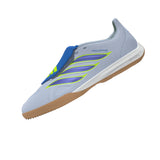 adidas Predator League Fold-Over Tongue IN Indoor Youth Soccer Shoes - Sky/Blue/Yellow