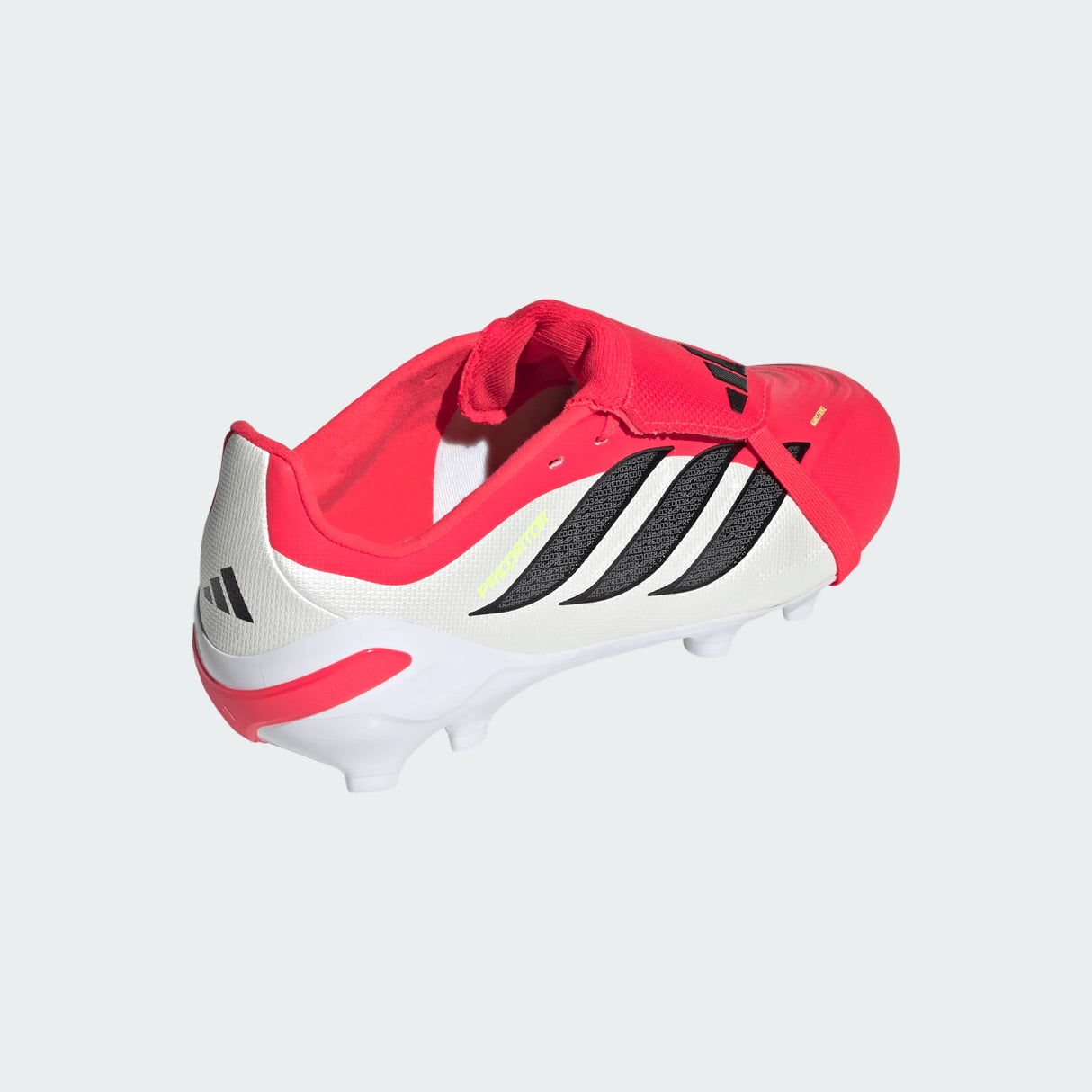 adidas Predator League Fold-Over Tongue FG Firm Ground Youth Soccer Cleats - Lucid Red/Black