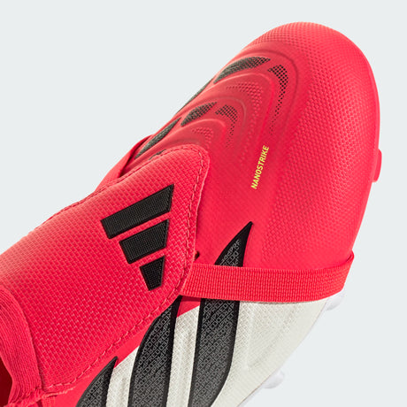 adidas Predator League Fold-Over Tongue FG Firm Ground Youth Soccer Cleats - Lucid Red/Black