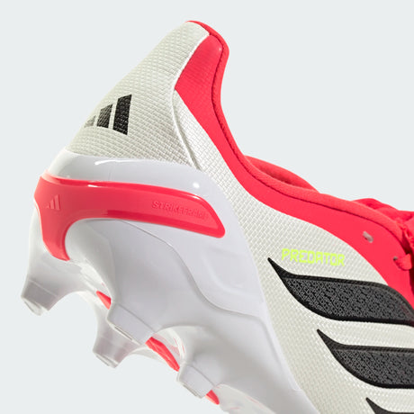 adidas Predator League Fold-Over Tongue FG Firm Ground Youth Soccer Cleats - Lucid Red/Black