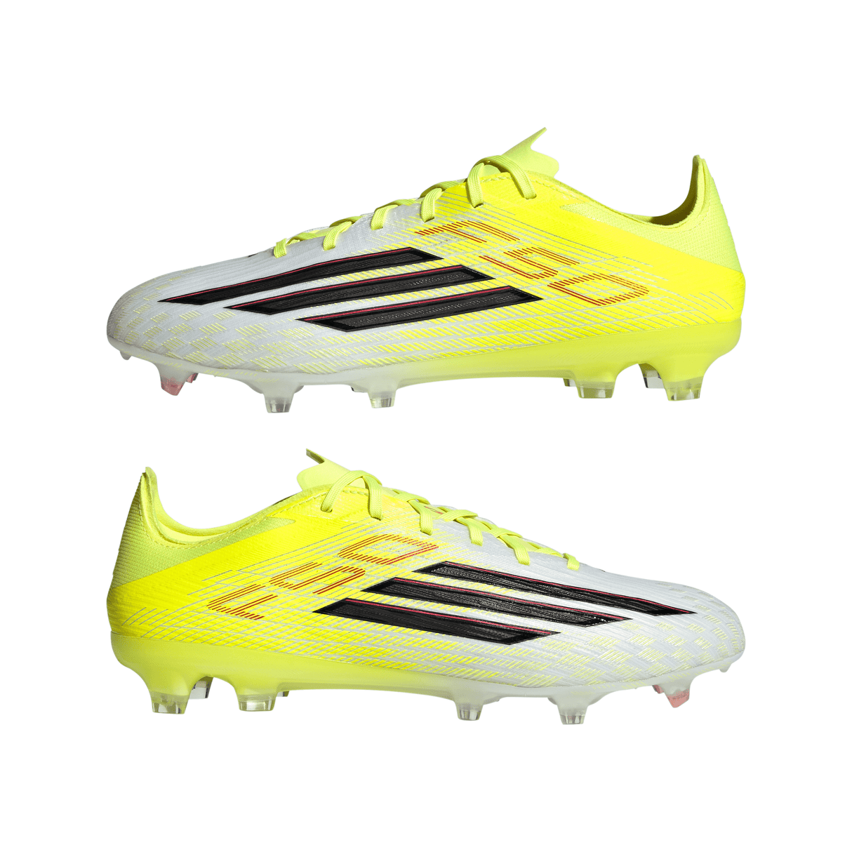 Botines de fútbol adidas F50 Pro FG para terreno firme de hombre - Amarillo/Negro/Rojo