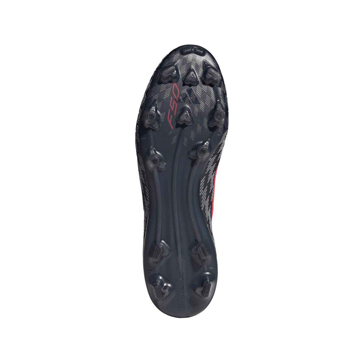 Botas de fútbol adidas F50 Pro FG de terreno firme para hombre - Negro/Rojo