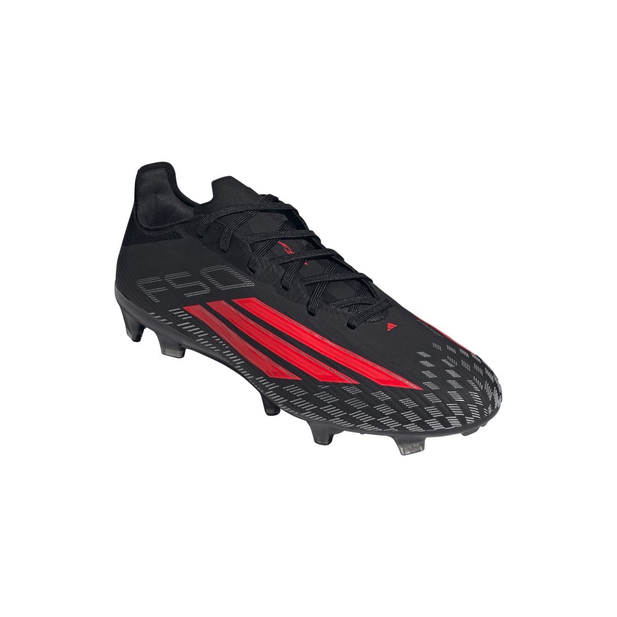 Botas de fútbol adidas F50 Pro FG de terreno firme para hombre - Negro/Rojo