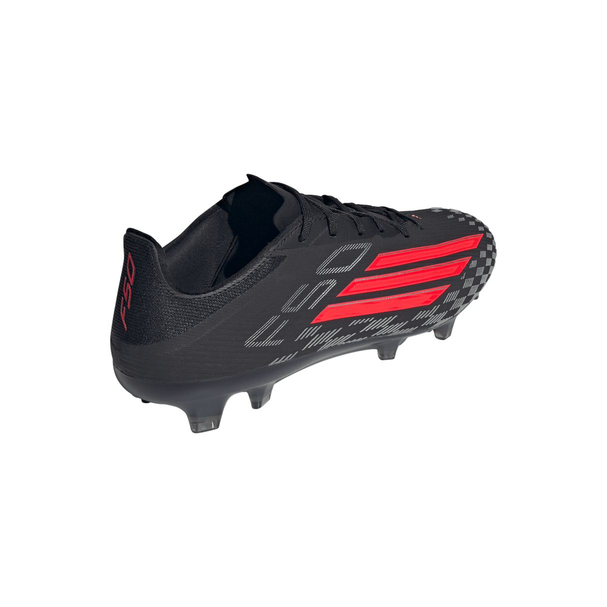 Botas de fútbol adidas F50 Pro FG de terreno firme para hombre - Negro/Rojo