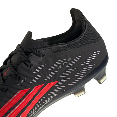 Botas de fútbol adidas F50 Pro FG de terreno firme para hombre - Negro/Rojo
