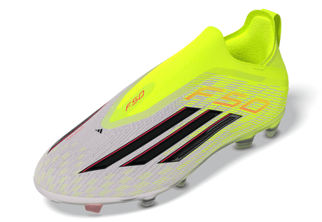 adidas F50 Elite Laceless FG Firm Ground Youth Soccer Cleats - Yellow/Black/Red