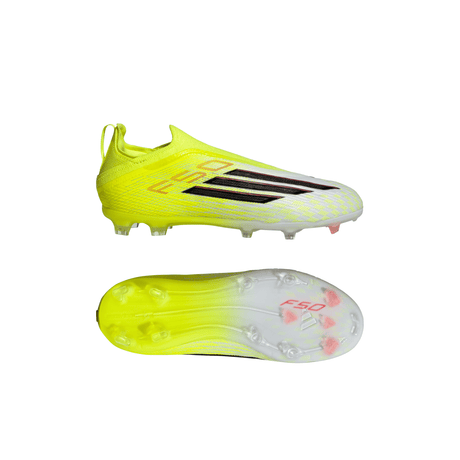 adidas F50 Elite Laceless FG Firm Ground Youth Soccer Cleats - Yellow/Black/Red