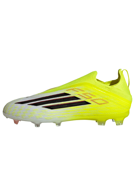adidas F50 Elite Laceless FG Firm Ground Youth Soccer Cleats - Yellow/Black/Red