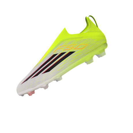 adidas F50 Elite Laceless FG Firm Ground Youth Soccer Cleats - Yellow/Black/Red
