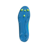 Tacos de fútbol adidas F50 League sin cordones FG/MG para terreno firme/múltiple para hombre - Azul/Amarillo/Aqua