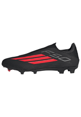 Tacos de fútbol para hombre adidas F50 League sin cordones FG/MG para terreno firme / múltiples superficies - Negro/Rojo