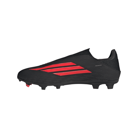 Tacos de fútbol para hombre adidas F50 League sin cordones FG/MG para terreno firme / múltiples superficies - Negro/Rojo