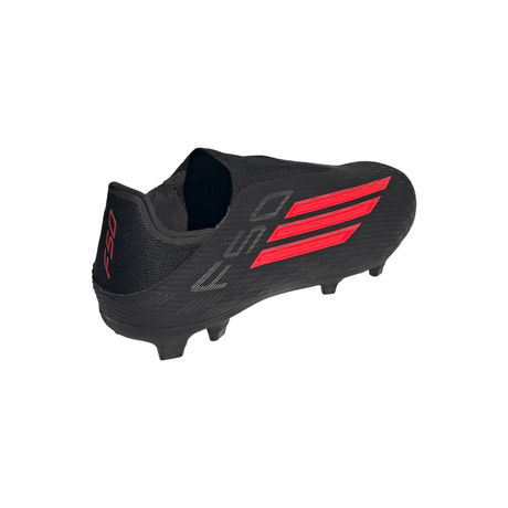 Tacos de fútbol para hombre adidas F50 League sin cordones FG/MG para terreno firme / múltiples superficies - Negro/Rojo