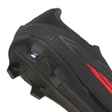 Tacos de fútbol para hombre adidas F50 League sin cordones FG/MG para terreno firme / múltiples superficies - Negro/Rojo