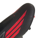 Tacos de fútbol para hombre adidas F50 League sin cordones FG/MG para terreno firme / múltiples superficies - Negro/Rojo