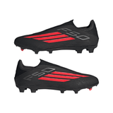 Tacos de fútbol para hombre adidas F50 League sin cordones FG/MG para terreno firme / múltiples superficies - Negro/Rojo