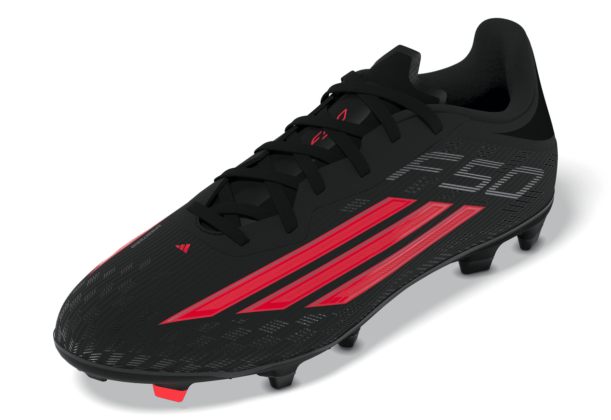Botines de fútbol adidas F50 League FG/MG para terreno firme/múltiple para hombre - Negro/Rojo