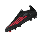 Botines de fútbol adidas F50 League FG/MG para terreno firme/múltiple para hombre - Negro/Rojo