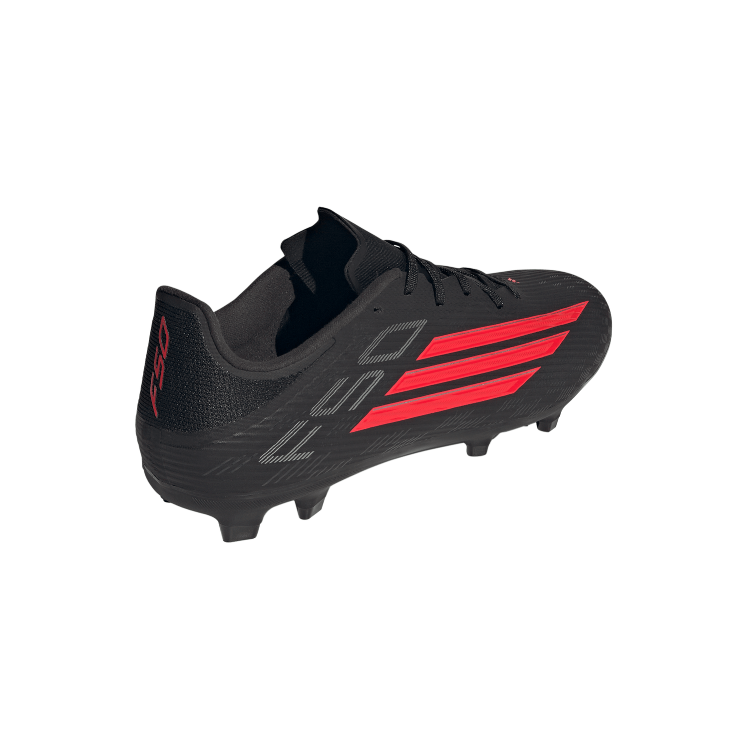 Botines de fútbol adidas F50 League FG/MG para terreno firme/múltiple para hombre - Negro/Rojo