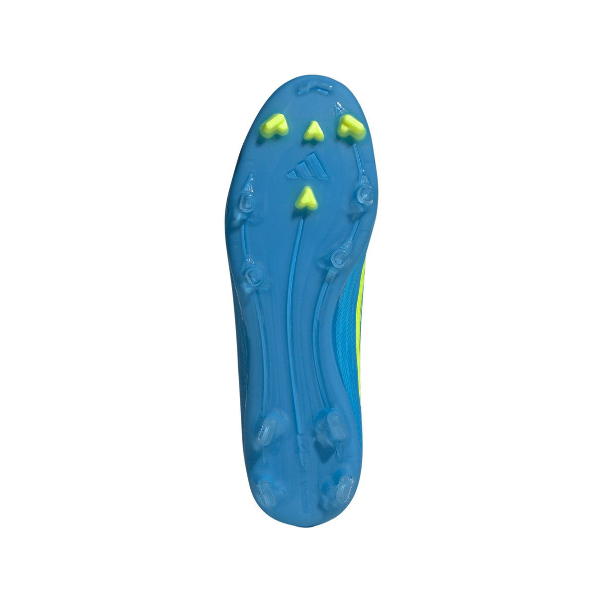 adidas F50 League FG/MG Firm Ground/Multi Ground Men's Soccer Cleats - Blue/Yellow/Aqua