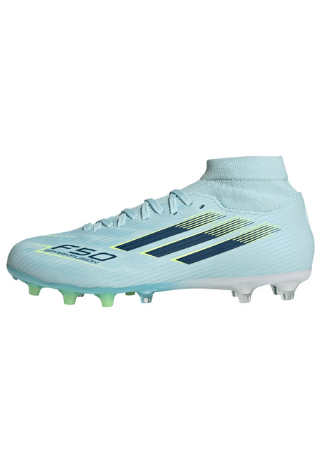 adidas F50 SparkFusion League Mid Cut FG/AG Firm Ground/Artificial Ground Women's Soccer Cleats - Blue