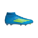 adidas F50 League Mid Cut FG/MG Firm Ground/Multi Ground Men's Soccer Cleats - Blue/Yellow/Aqua
