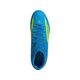 adidas F50 League Mid Cut FG/MG Firm Ground/Multi Ground Men's Soccer Cleats - Blue/Yellow/Aqua
