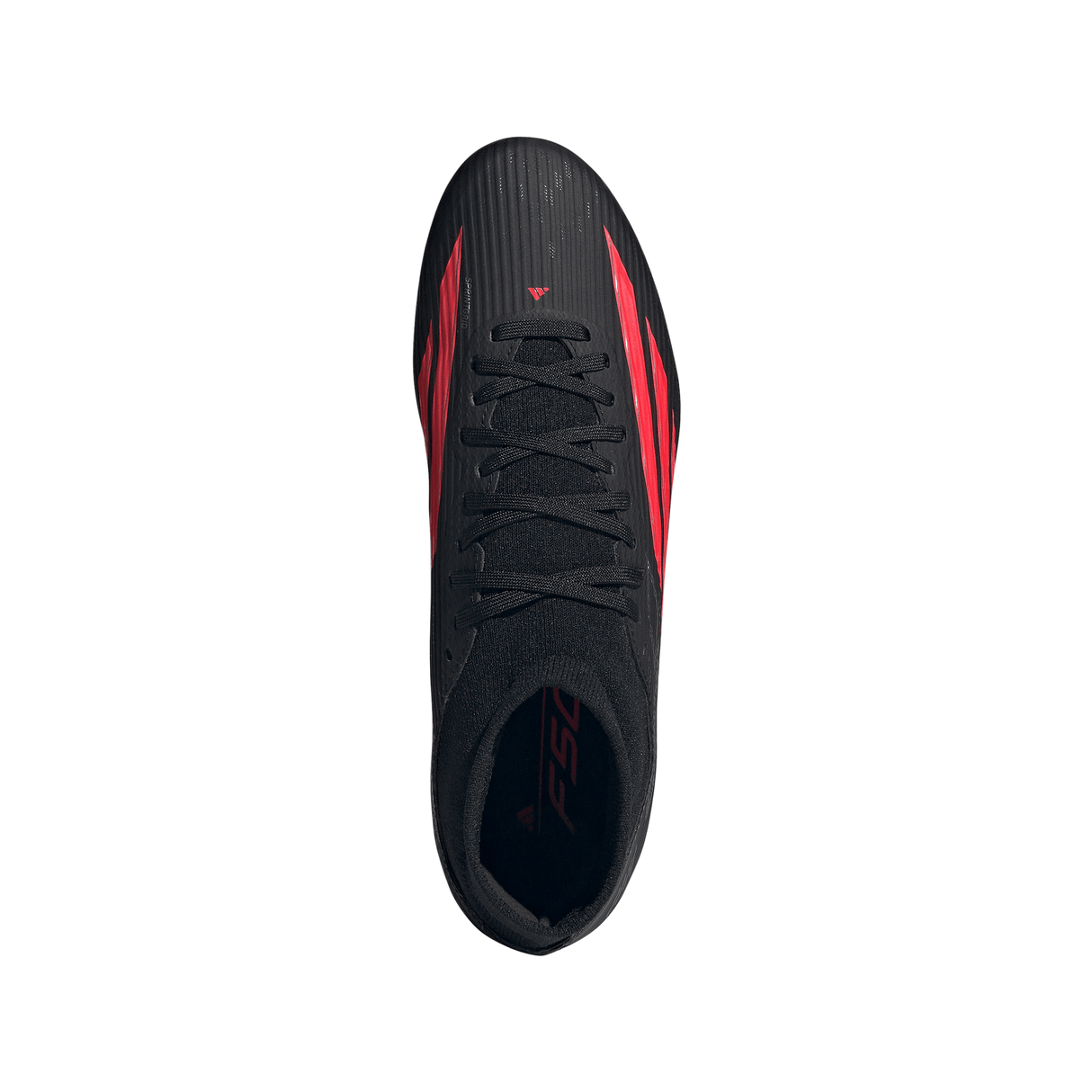 adidas F50 League Mid Cut FG/MG Tacos de fútbol para hombre (terreno firme/multiterreno) - Negro/