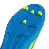 adidas F50 League Laceless FG/MG Firm Ground/Multi Ground Youth Soccer Cleats - Blue/Yellow/Aqua