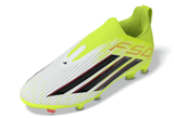 adidas F50 League Laceless FG/MG Firm Ground/Multi Ground Youth Soccer Cleats - Yellow/Black/Red
