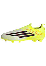 adidas F50 League Laceless FG/MG Firm Ground/Multi Ground Youth Soccer Cleats - Yellow/Black/Red