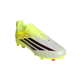 adidas F50 League Laceless FG/MG Firm Ground/Multi Ground Youth Soccer Cleats - Yellow/Black/Red