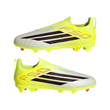 adidas F50 League Laceless FG/MG Firm Ground/Multi Ground Youth Soccer Cleats - Yellow/Black/Red