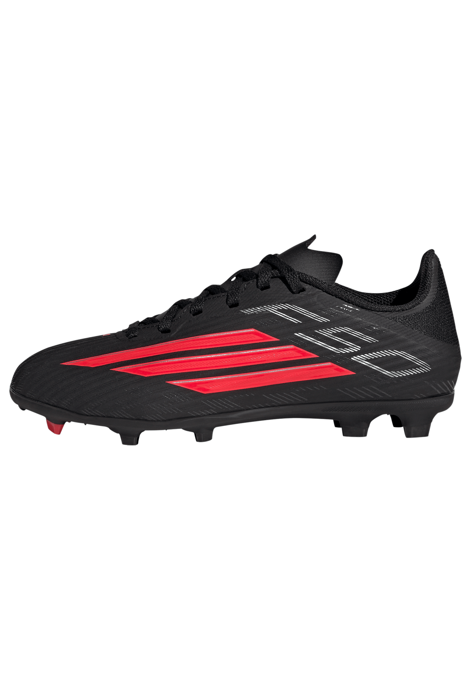adidas F50 League FG/MG Firm Ground / Multi Ground Youth Soccer Cleats - Black/Red