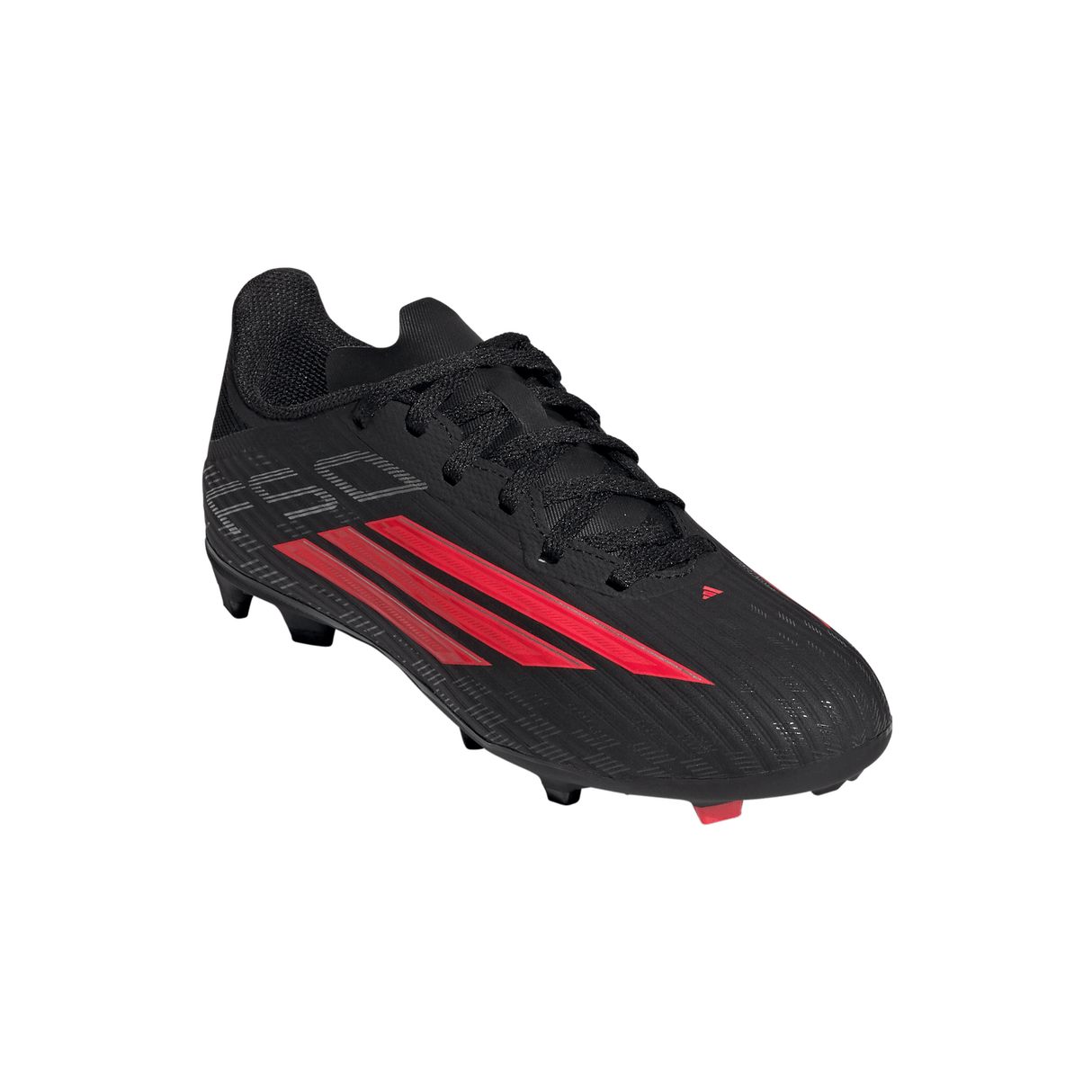 adidas F50 League FG/MG Firm Ground / Multi Ground Youth Soccer Cleats - Black/Red